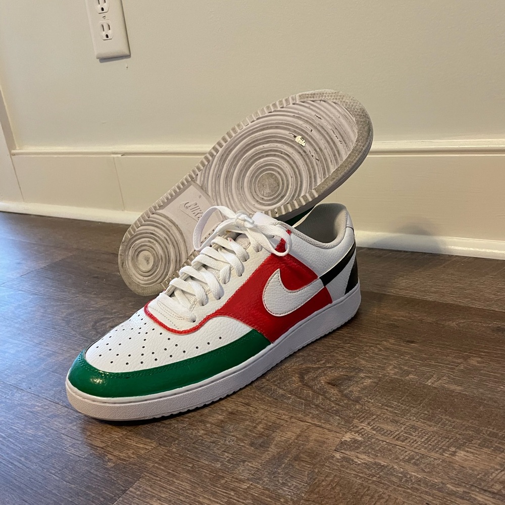 customized court vision low nike size 11.5